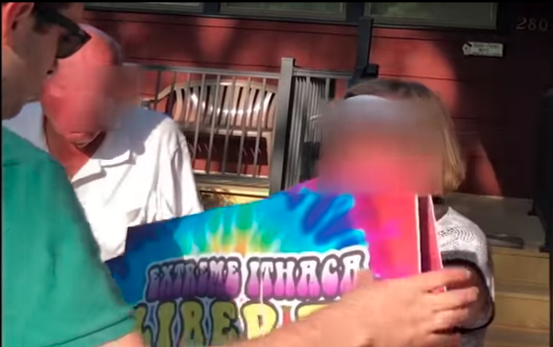 Reed Campaign Sign Theft Video Screengrab